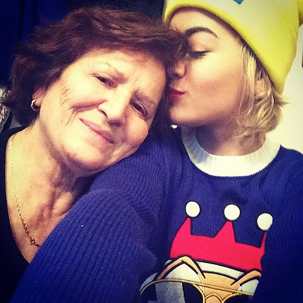 Rita Ora with her grandma