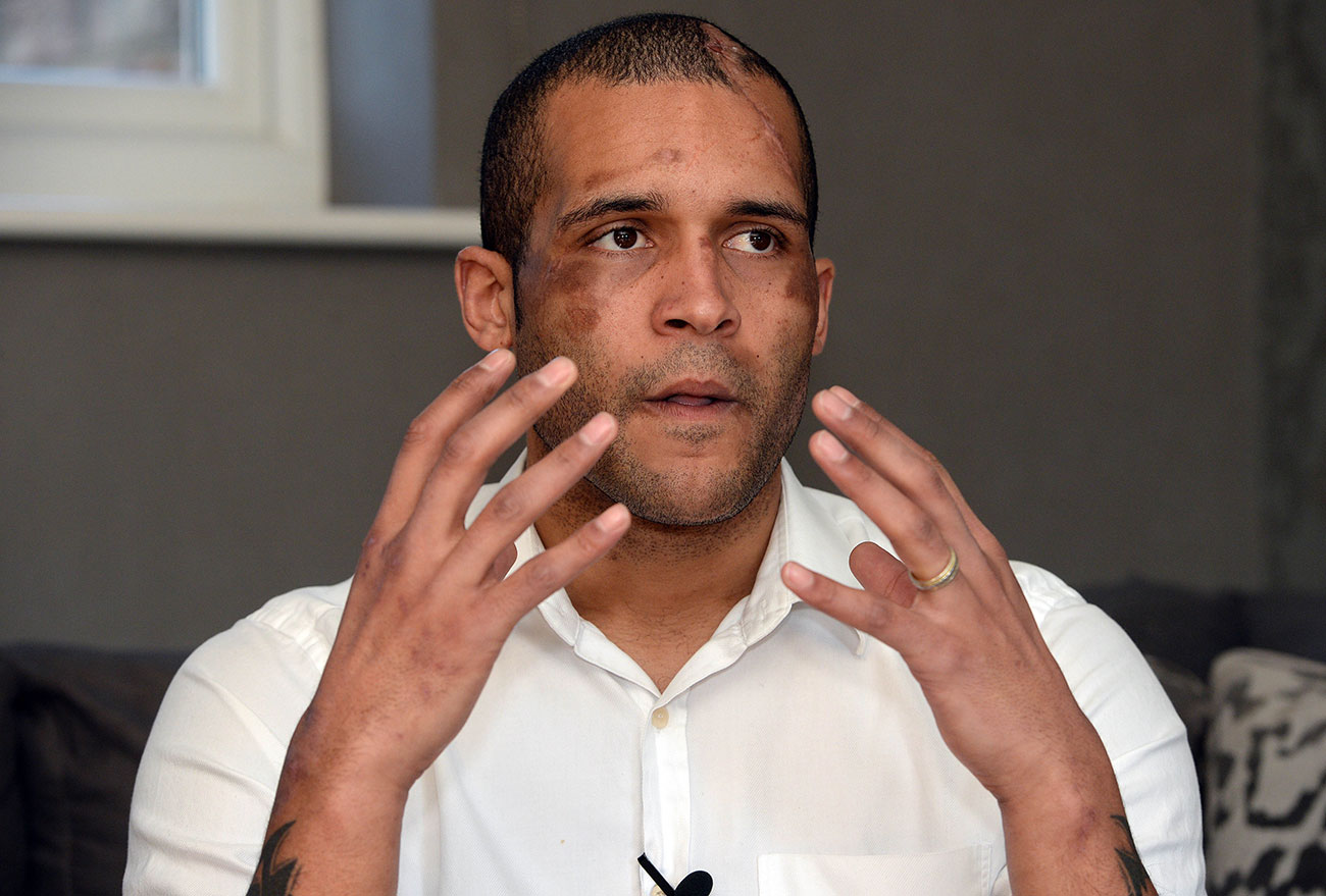 Former football star Clarke Carlisle with his Wife Gemma.