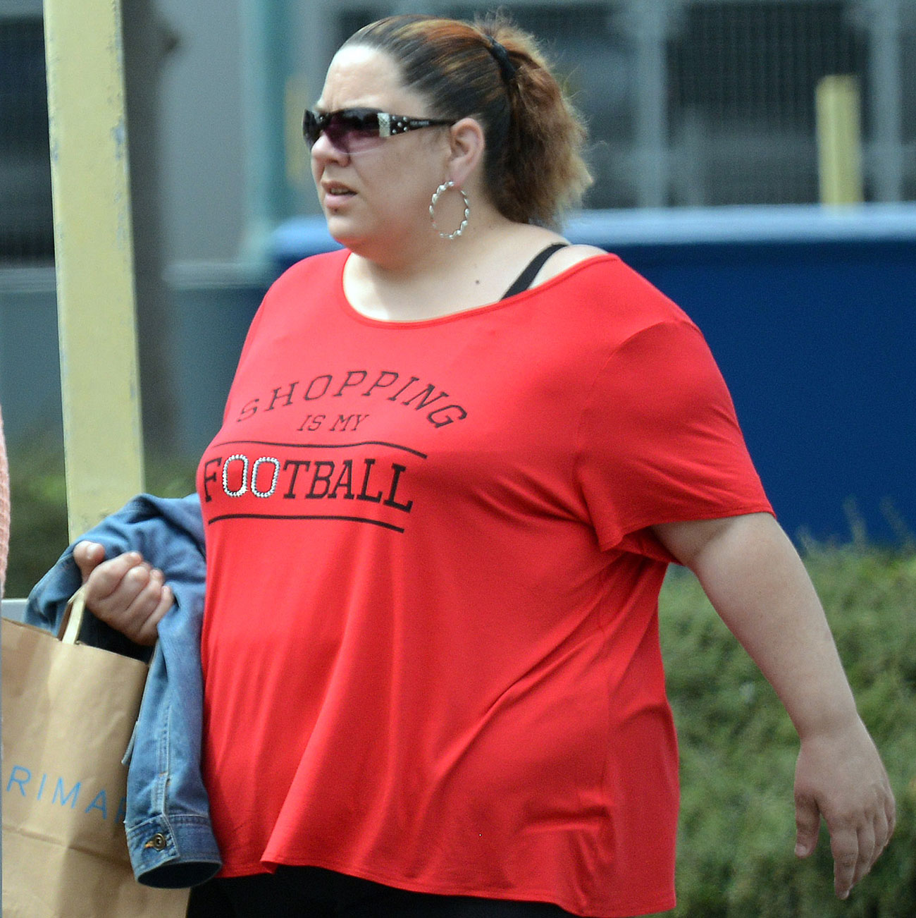 Pic shows;Baby P's mum Tracey Connelly out shopping