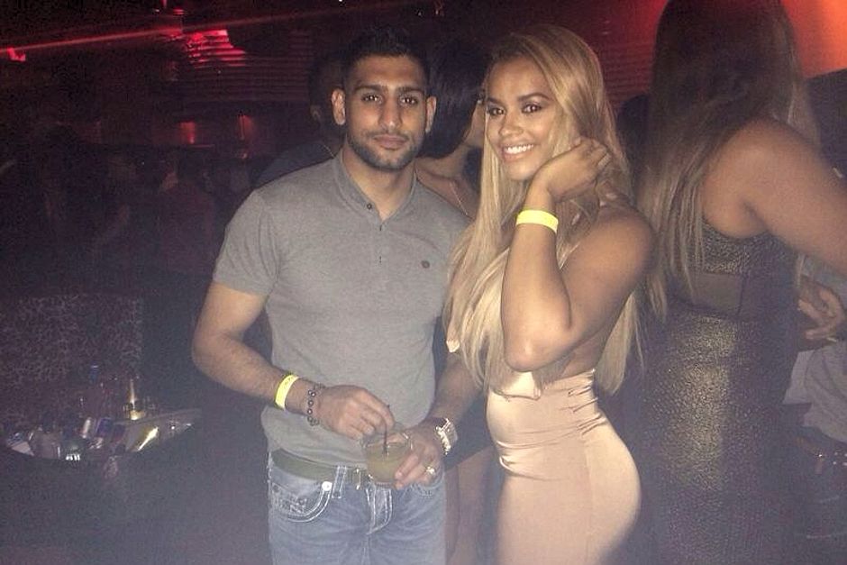 Amir and Lateysha pictured at the club