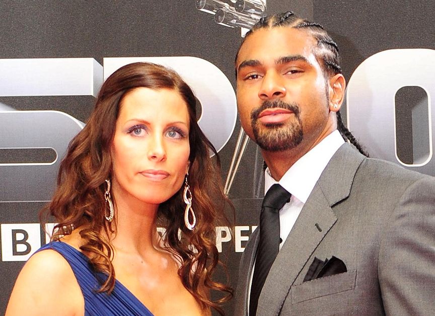  David Haye and wife Natasha divorced in August