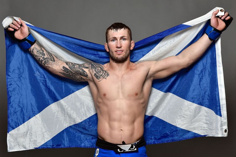  Flying the flag: Scotland's Stevie Ray