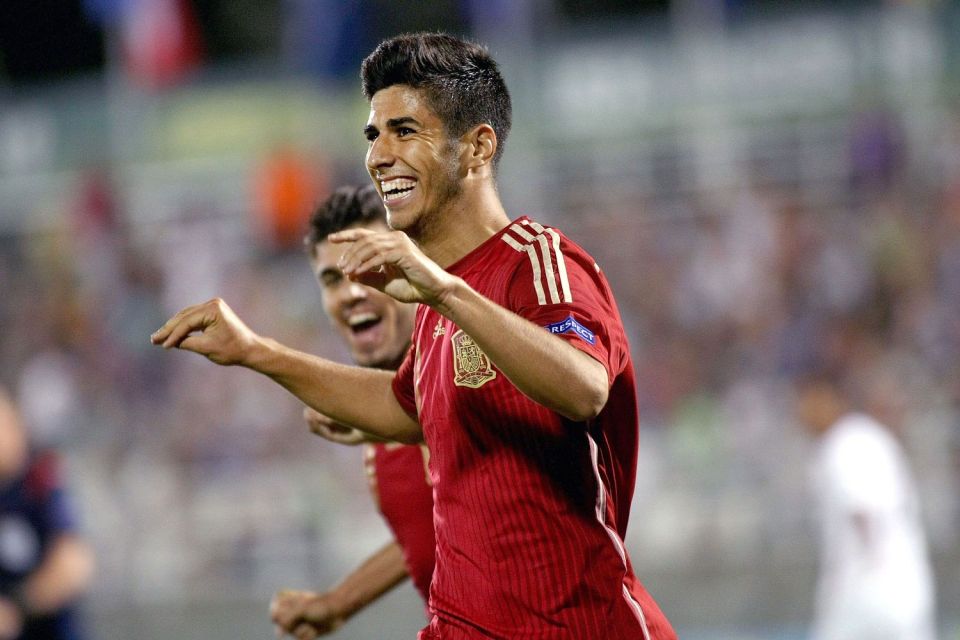  Marcos Asensio has starred for Spain in U19 and under-21 tournaments but has not yet broken into the first team