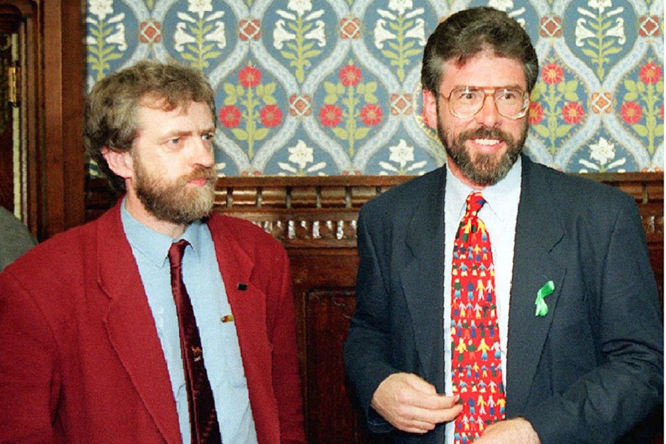 Corbyn invited Gerry Adams to the Commons 