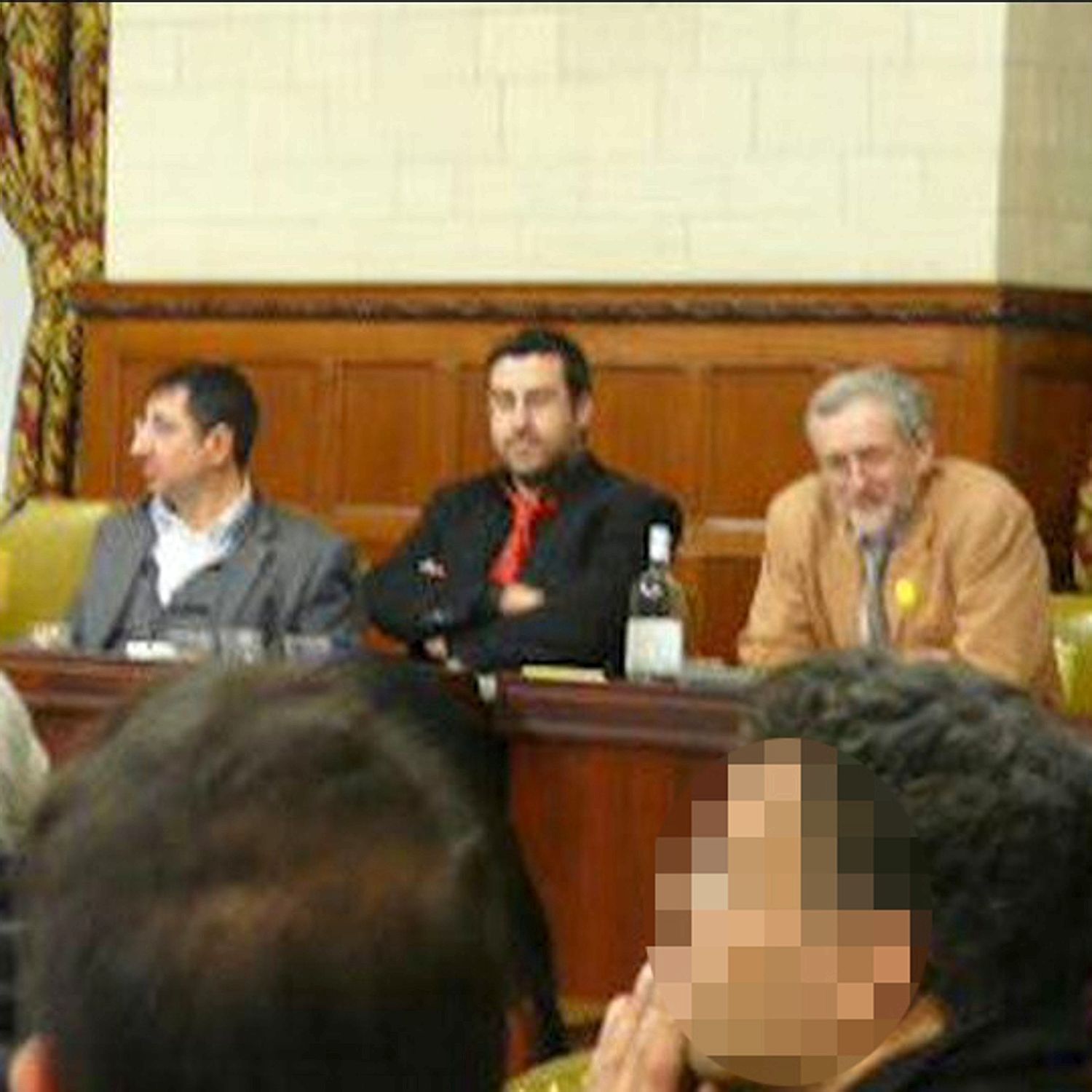 Previous meeting ... Jahjah with Corbyn in the Commons in 2009