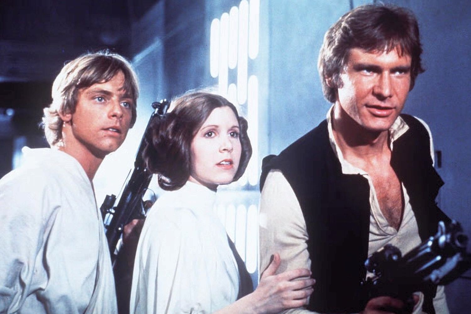 Mark Hamill, Carrie Fisher and Harrison Ford return after 30 years