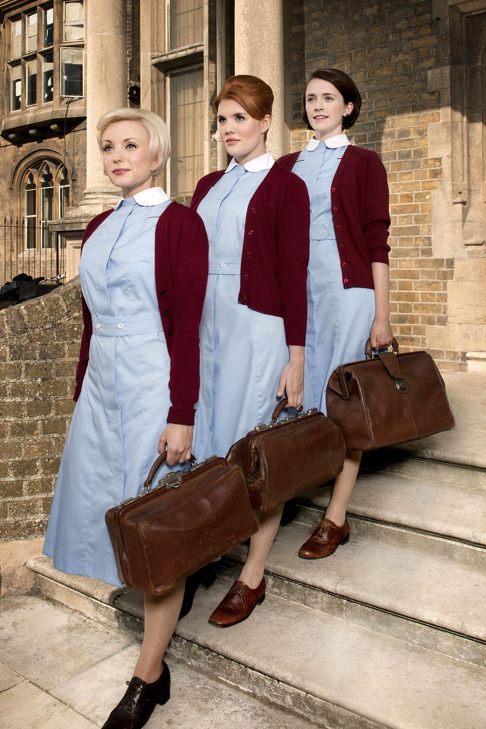 Stars Helen George, Emerald Fennell and Charlotte Ritchie