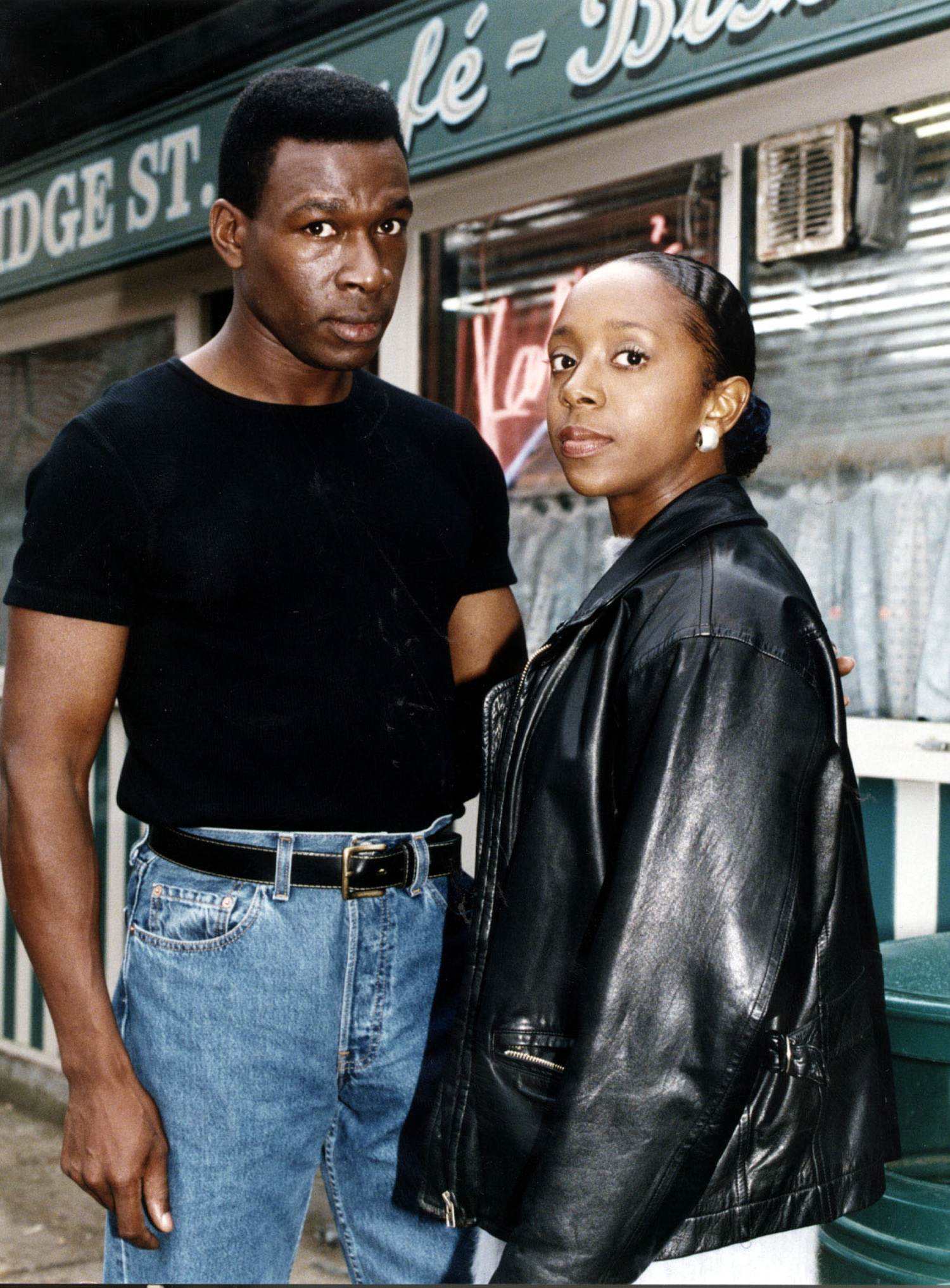 Eastenders - Picture shows: Alan Jackson (Howard Antony) and Frankie Pierre (Syan Blake)