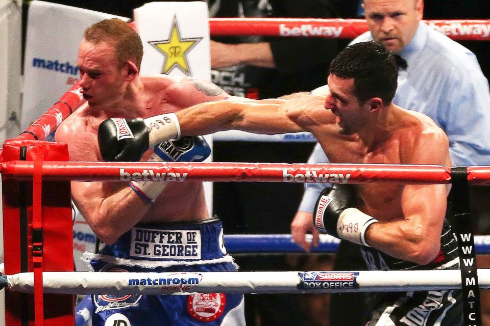 George Groves lost to Carl Froch at a packed Wembley in 2014