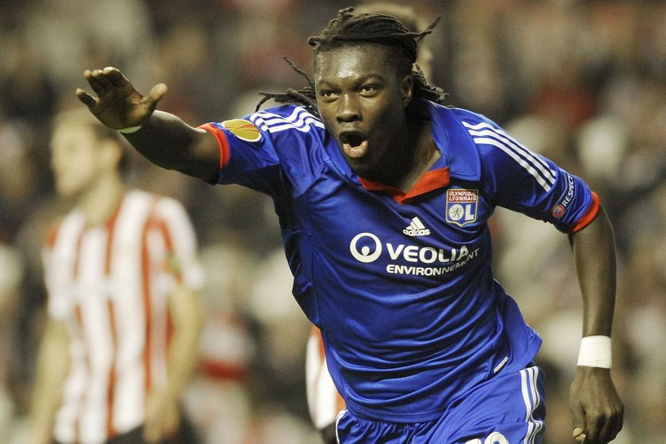 Bafetimbi Gomis holds the record for the Champions League's fastest hat-trick