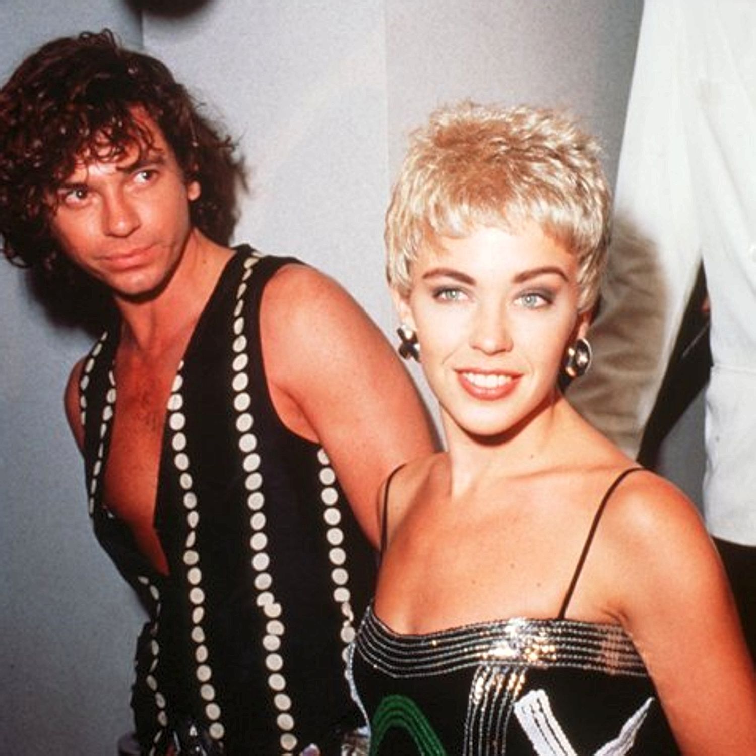 Star crossed ... Kylie with tragic Michael Hutchence