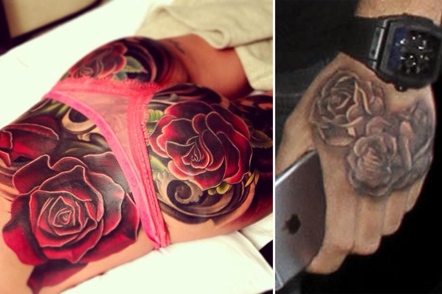 Cheryl Fernandez-Versini's tattoo / Liam Payne's tattoo