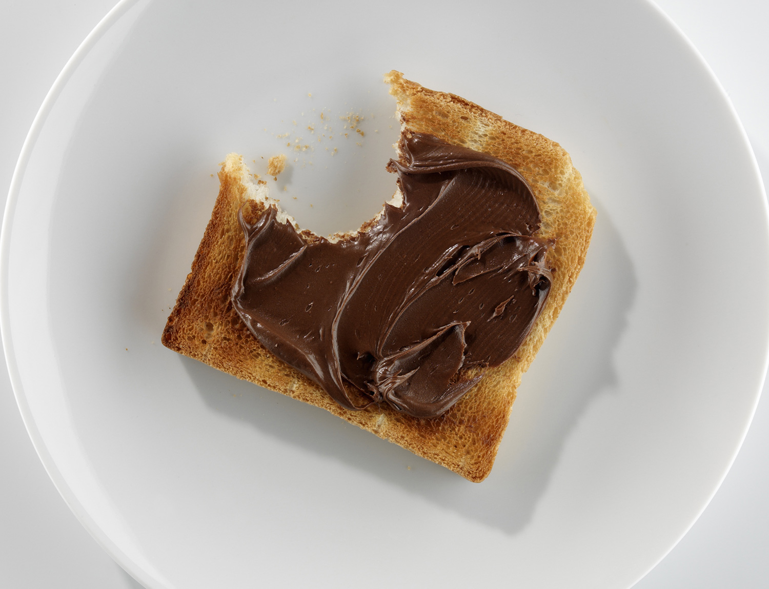 nutella on toast