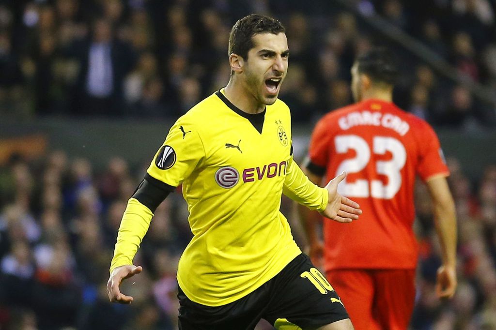 Mkhitaryan netted against Liverpool in frantic Europea League tie at Anfield 