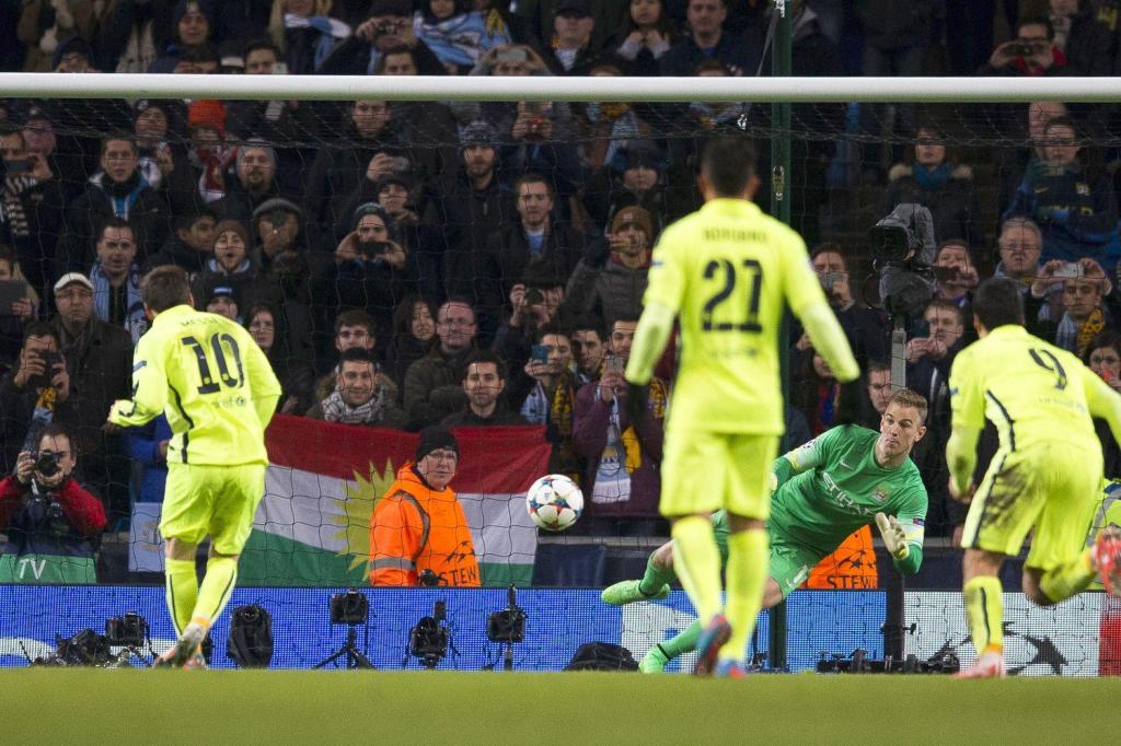  The keeper also proved his class against Barcelona's Messi