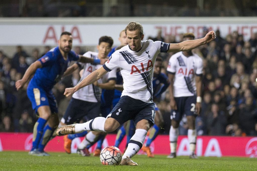  Kane's 22 league goals this term have fired Spurs into the Premier League title race