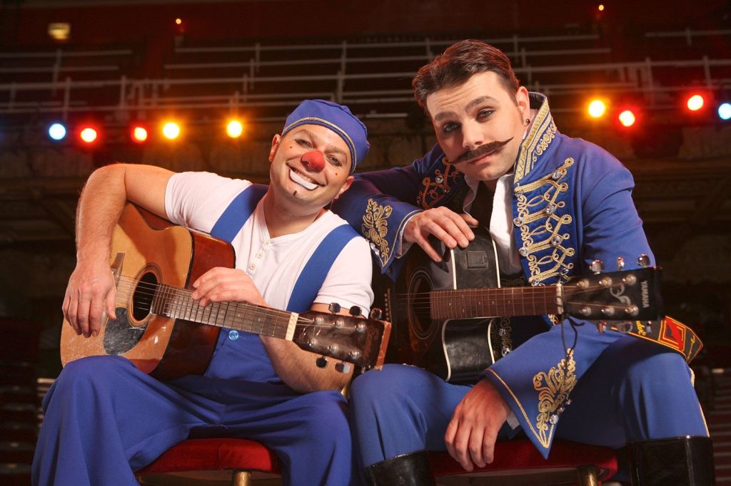 Brothers Mooky and Mr Boo of the Blackpool Tower Circus promise their bravest ever show