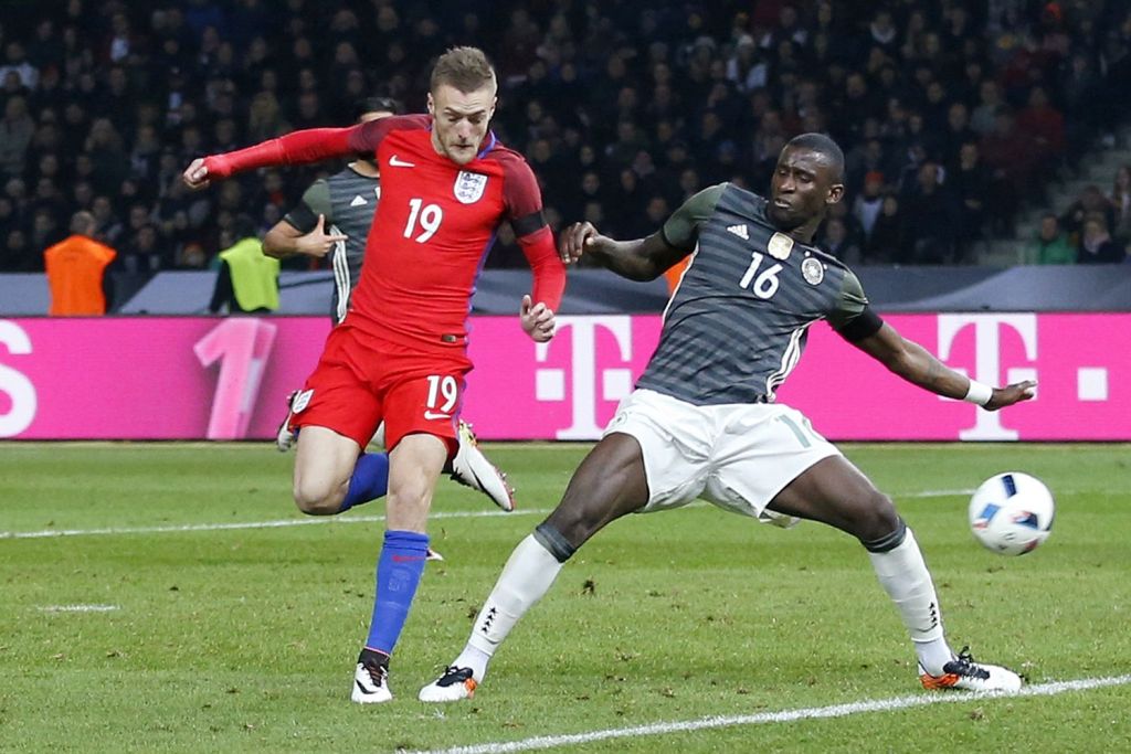  Vardy scored a sensational flick against Germany and booked his seat on the plane to France