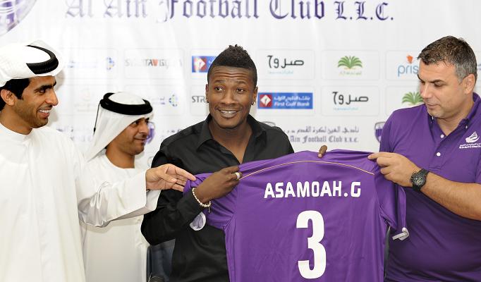 GOING, GOING, GYAN ... Asamoah Gyan as joined UAE side Al Ain