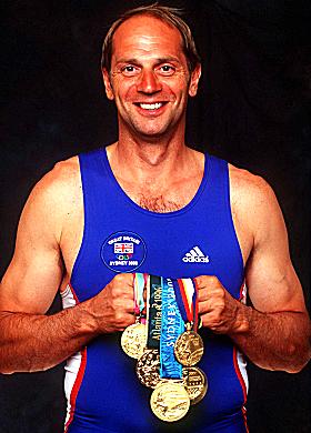  Five-time gold medal winner Steve Redgrave came in second - something he struggled to do at the Olympics