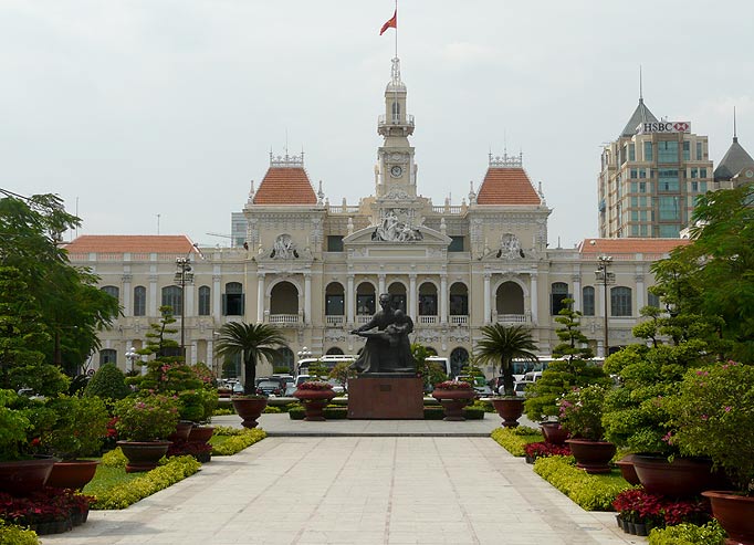 French colonial palace now the headquarters of the mayor of Ho Chi Minh City