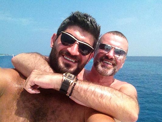 Fadi Fawaz and George Michael 