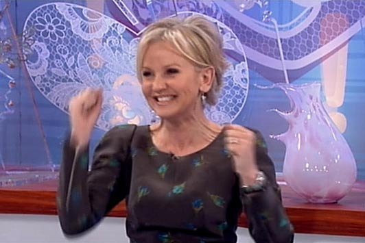  Lisa Maxwell on Loose Women revealing she proposed in bed