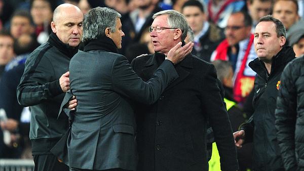 Mourinho and Ferguson