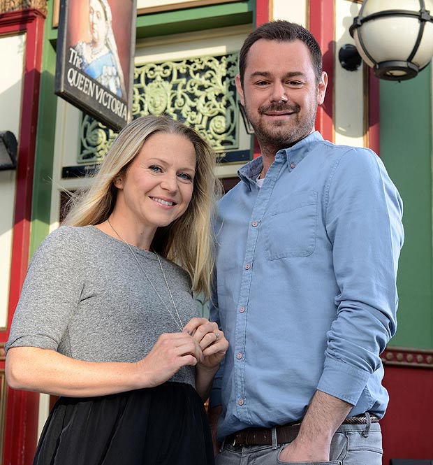 Kellie Bright and Danny Dyer