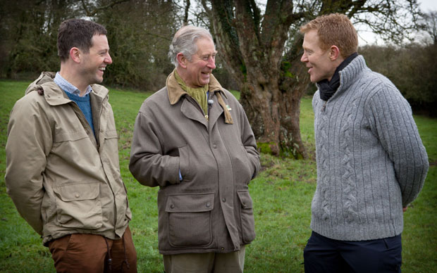 Matt Baker, HRH The Prince of Wales, Adam Henson