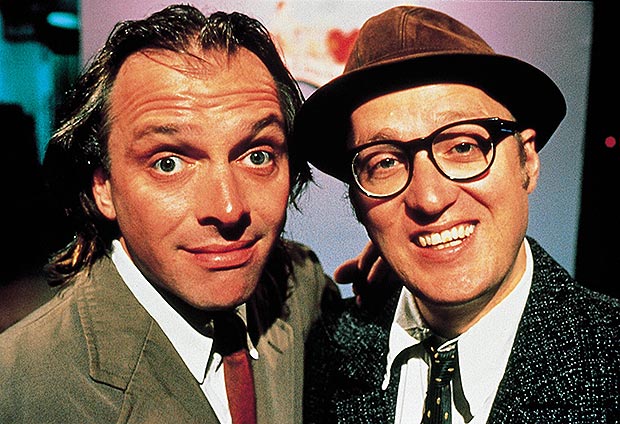 g Rik Mayall and Adrian Edmondson.