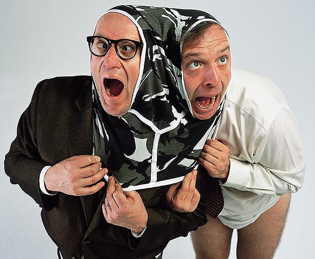 Adrian Edmondson and Rik Mayall