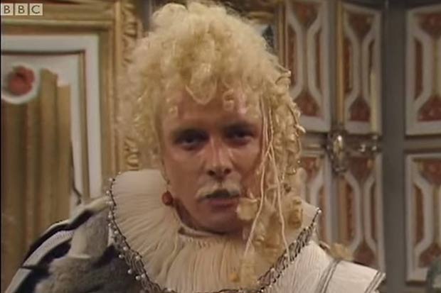 Rik Mayall as Lord Flashman in Blackadder 2