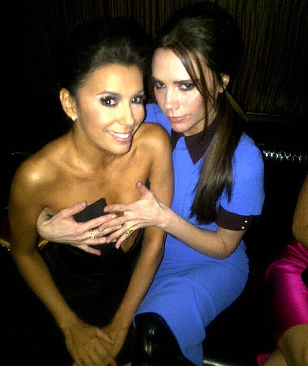 Eva Longoria Victoria Beckham 