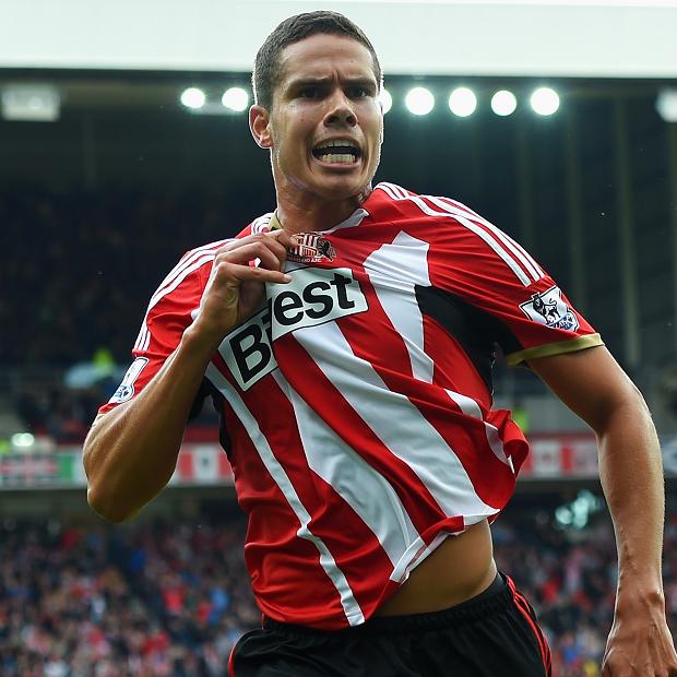  Jack Rodwell celebrates after netting for the Black Cats, who he joined in 2014