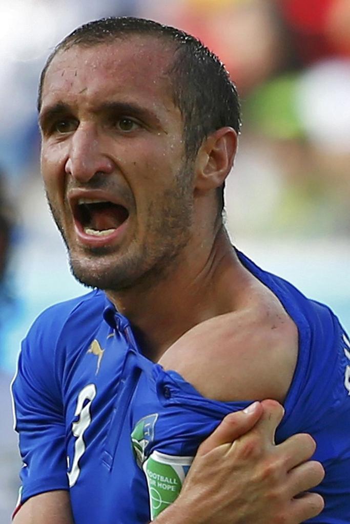  Suarez served a ban for biting Giorgio Chiellini at the 2014 World Cup