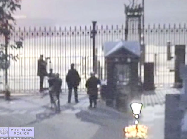 CCTV issued by the Metropolitan Police of the exchange between Andrew Mitchell and Metropolitan police officers at the gates of Downing Street