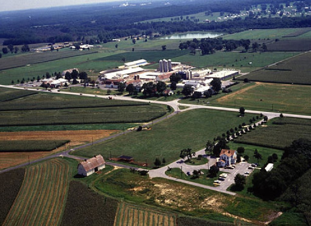 This testing centre is allegedly where the Goatman was created