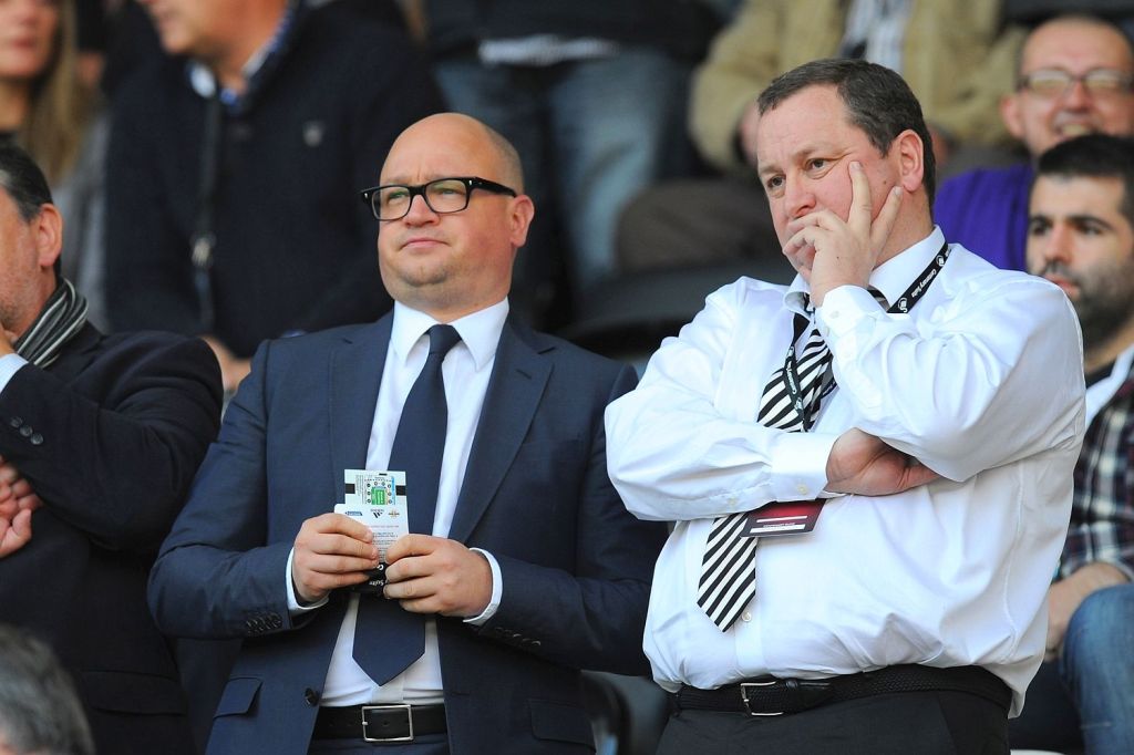  Charnley and owner Mike Ashley have watched the club plummet to second bottom of the Premier League