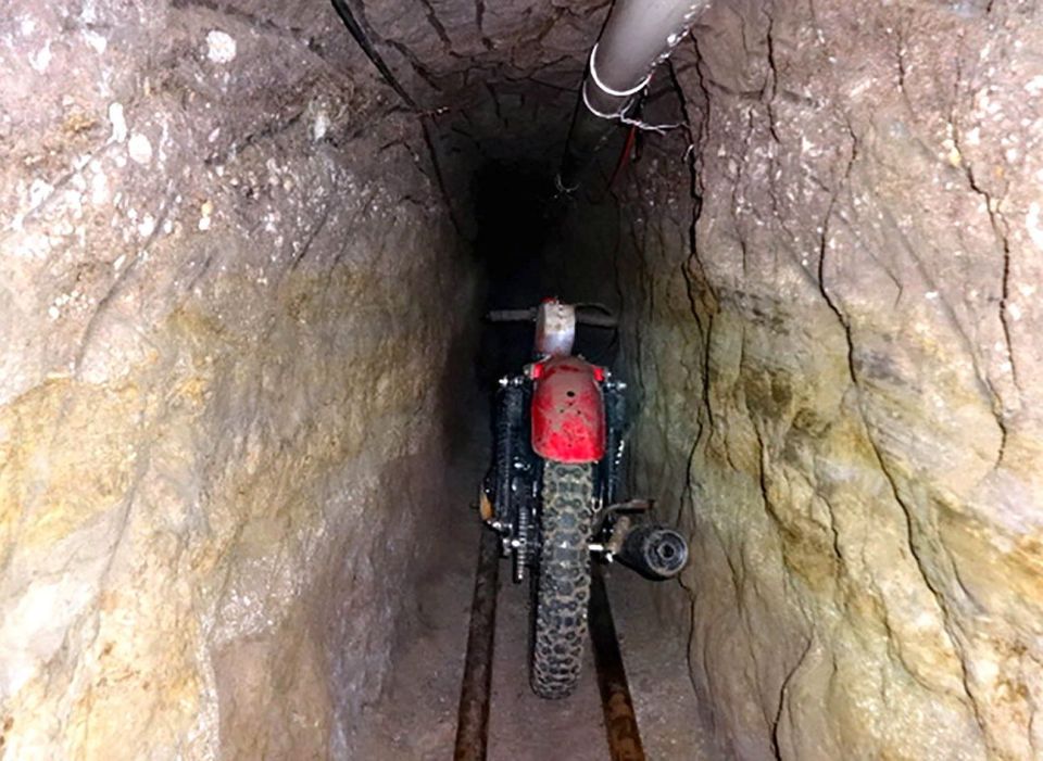  El Chapo once escaped Mexican prison on a motorbike through a mile-long tunnel