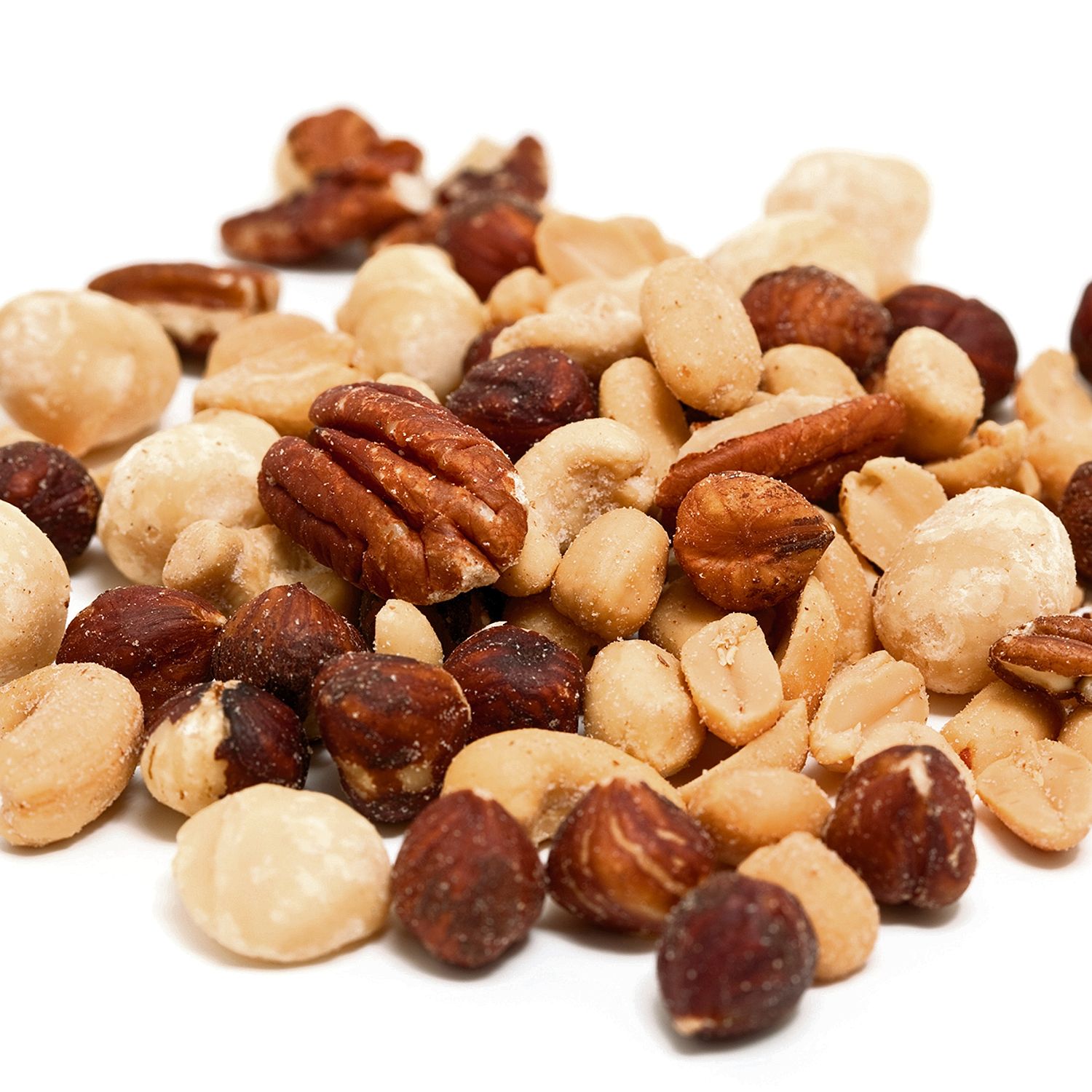 Healthy snack . . . nuts are filling and full of nutrients