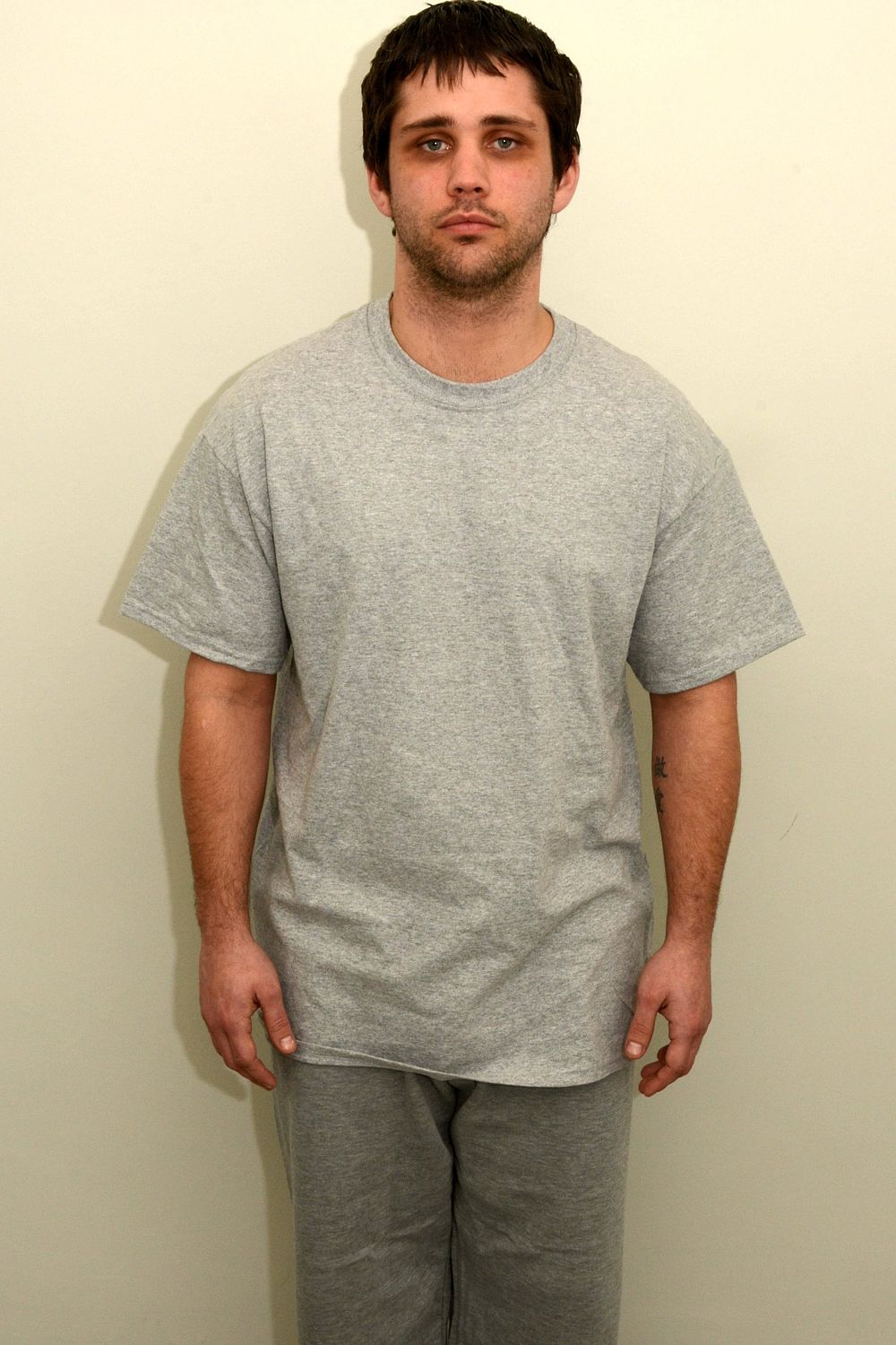 Nathan Matthews pictured after arrest