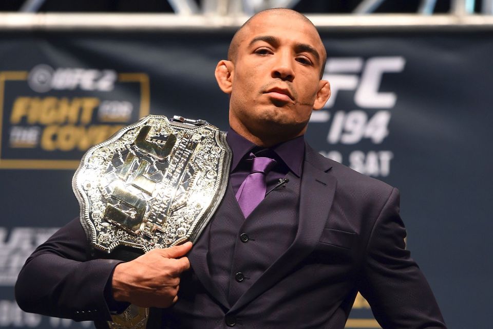 Defending champ: Brazilian pound-for-pound star Jose Aldo