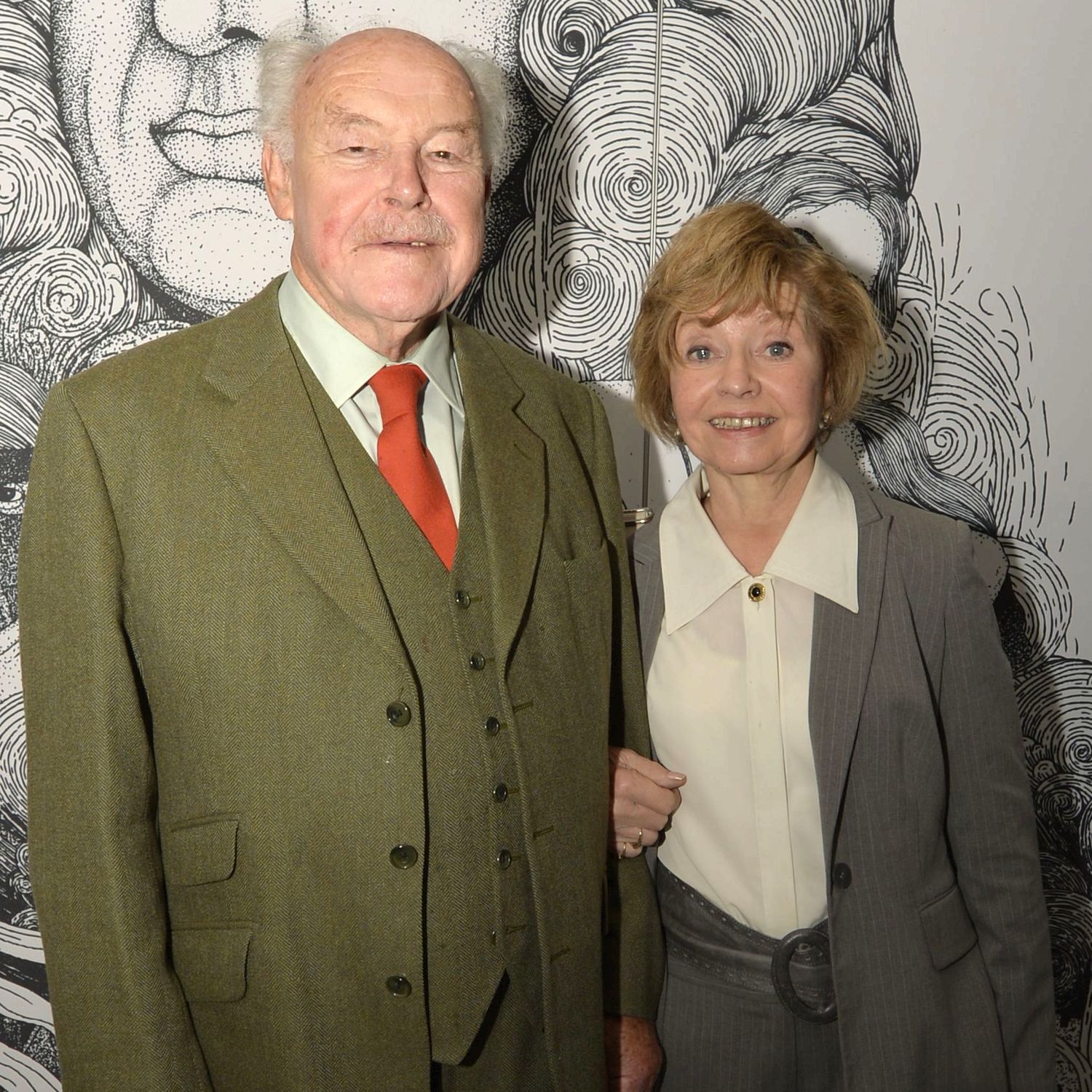 Double act ... the couple at an exhibition last month