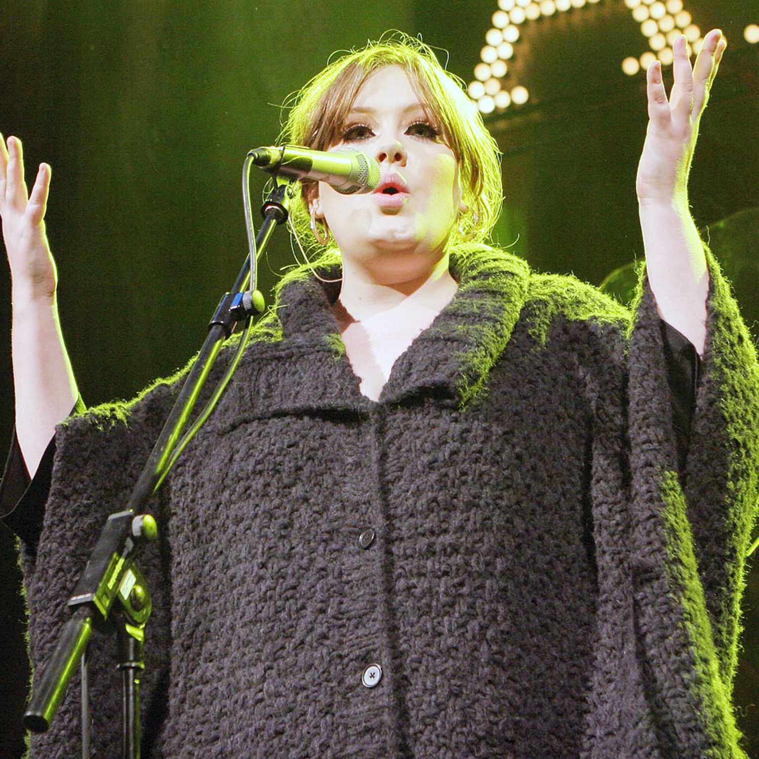 Singing live in 2008