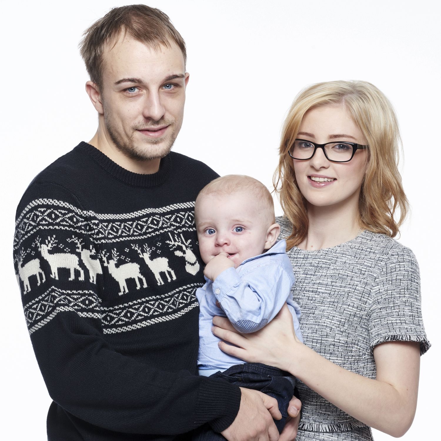 Ashley Roach and Summer Outlaw with baby Leo