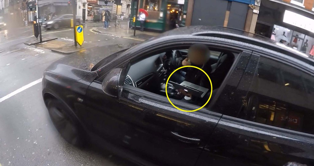  Lewis Dediare spotted the woman on Great Portland Street in London during rush hour