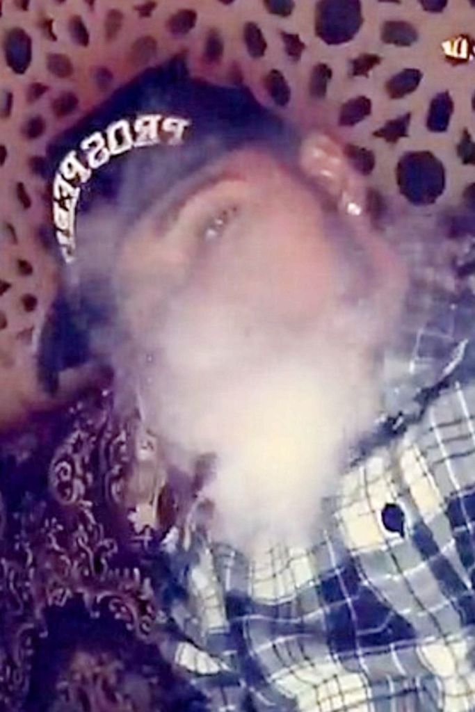  F1 star blows smoke at the camera during all-night party