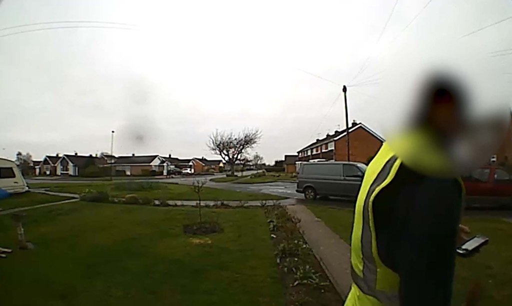  Richard, Tom's brother, opened the front door to accept a package at the pair's house in Bognor Regis, West Sussex