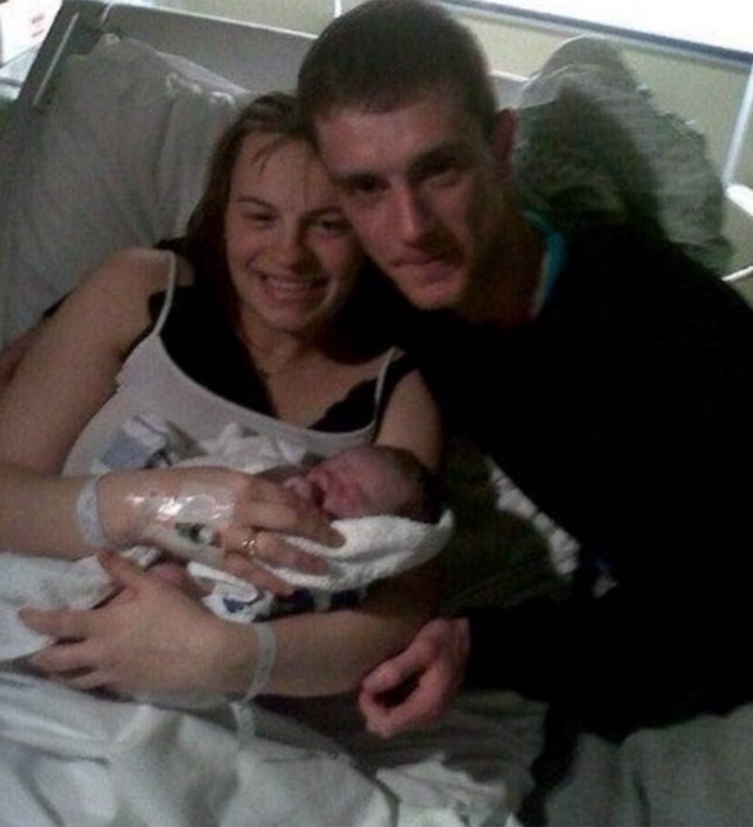  Ross and Christina were on their way to buy furniture for their one-month-old baby when the crash happened